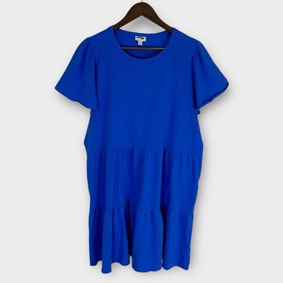 J. Crew Dresses & Skirts - J. Crew Knit Tiered Mini Dress Blue Size 2X New CA442